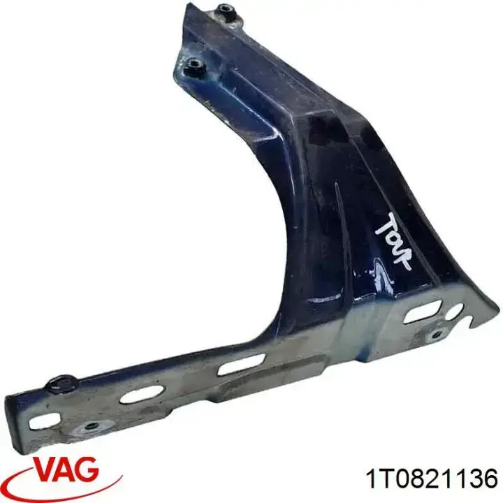 Compre 1T0821136 VAG Consola dianteira de fixação do pára-lama dianteiro direito