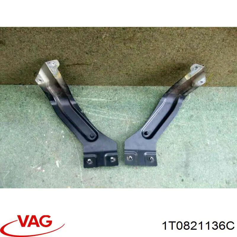 Consola dianteira de fixação do pára-lama dianteiro direito VAG 1T0821136C preço, a partir de 44,07 USD