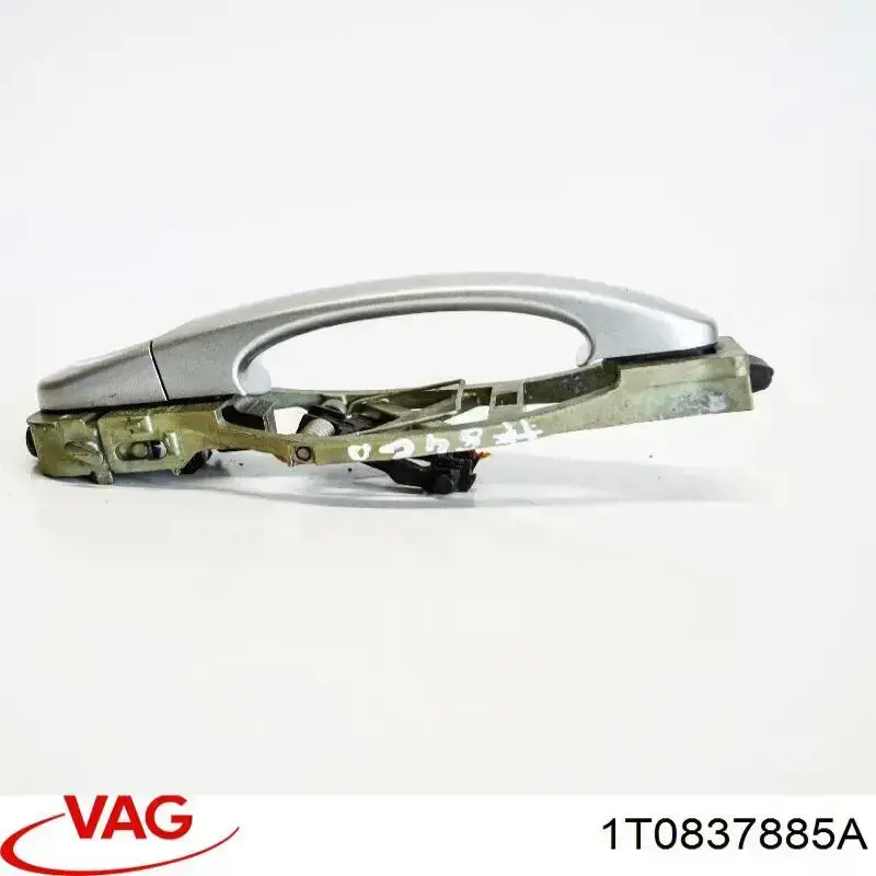 1T0837885 VAG Suporte de maçaneta externa da porta dianteira esquerda