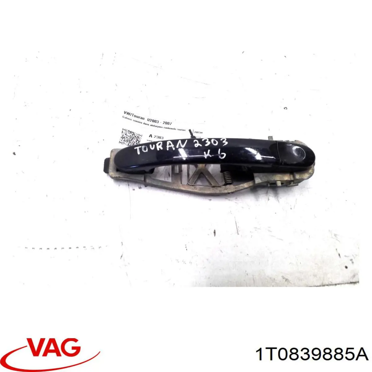 Suporte de maçaneta externa da porta traseira esquerda VAG 1T0839885A preço, a partir de 45,97 USD