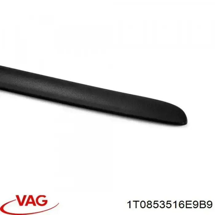1T0853516E VAG Moldura da porta dianteira direita inferior