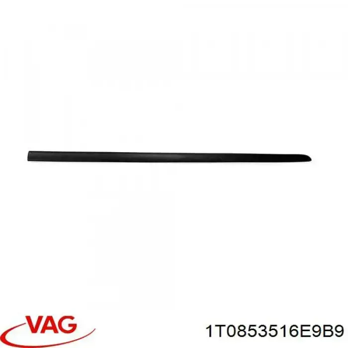Moldura da porta dianteira direita inferior VAG 1T0853516E preço, a partir de 133,42 USD