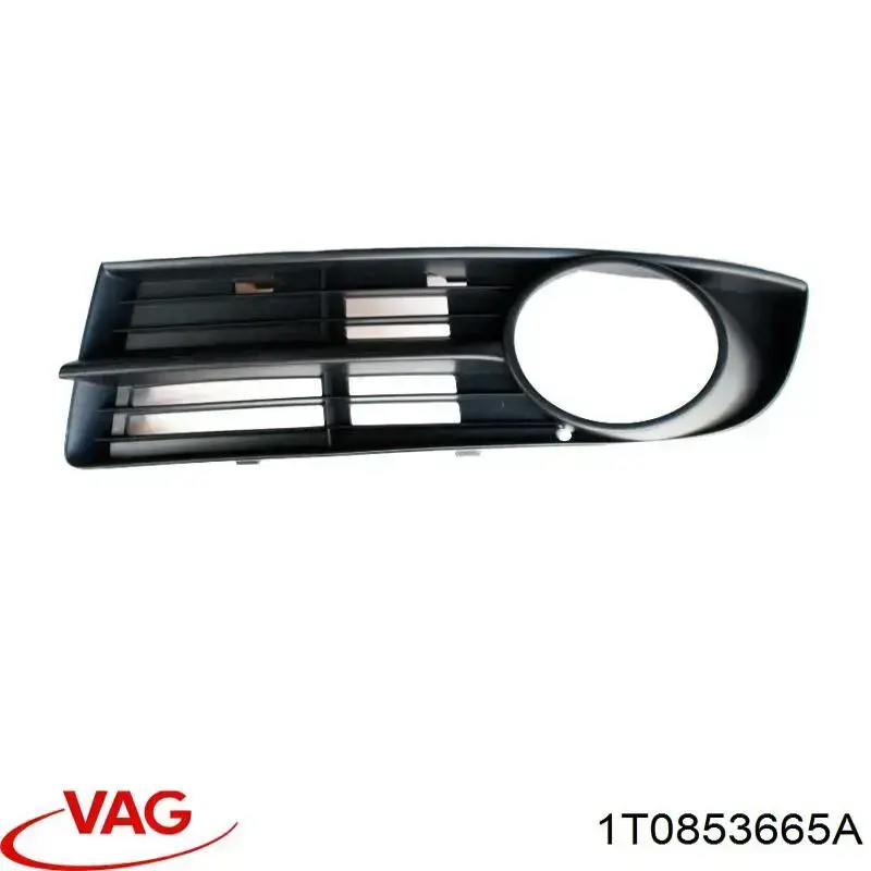 1T0853665A VAG Grelha esquerda do pára-choque dianteiro
