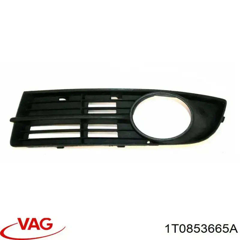Grelha esquerda do pára-choque dianteiro VAG 1T0853665A preço, a partir de 20,00 USD