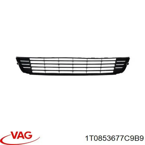 Grelha central do pára-choque dianteiro VAG 1T0853677C9B9 preço, a partir de 37,61 USD