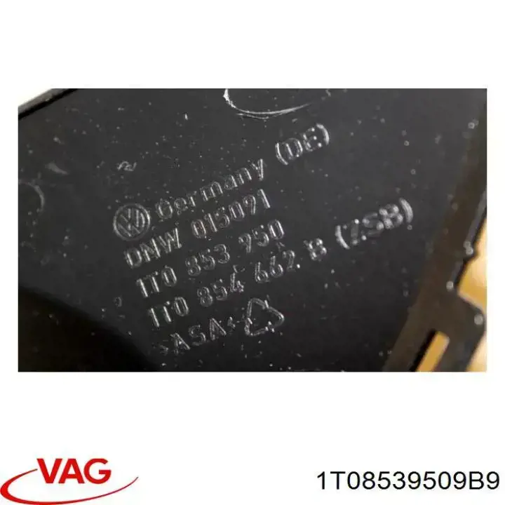 Grelha esquerda do pára-choque dianteiro VAG 1T08539509B9 preço, a partir de 30,53 USD