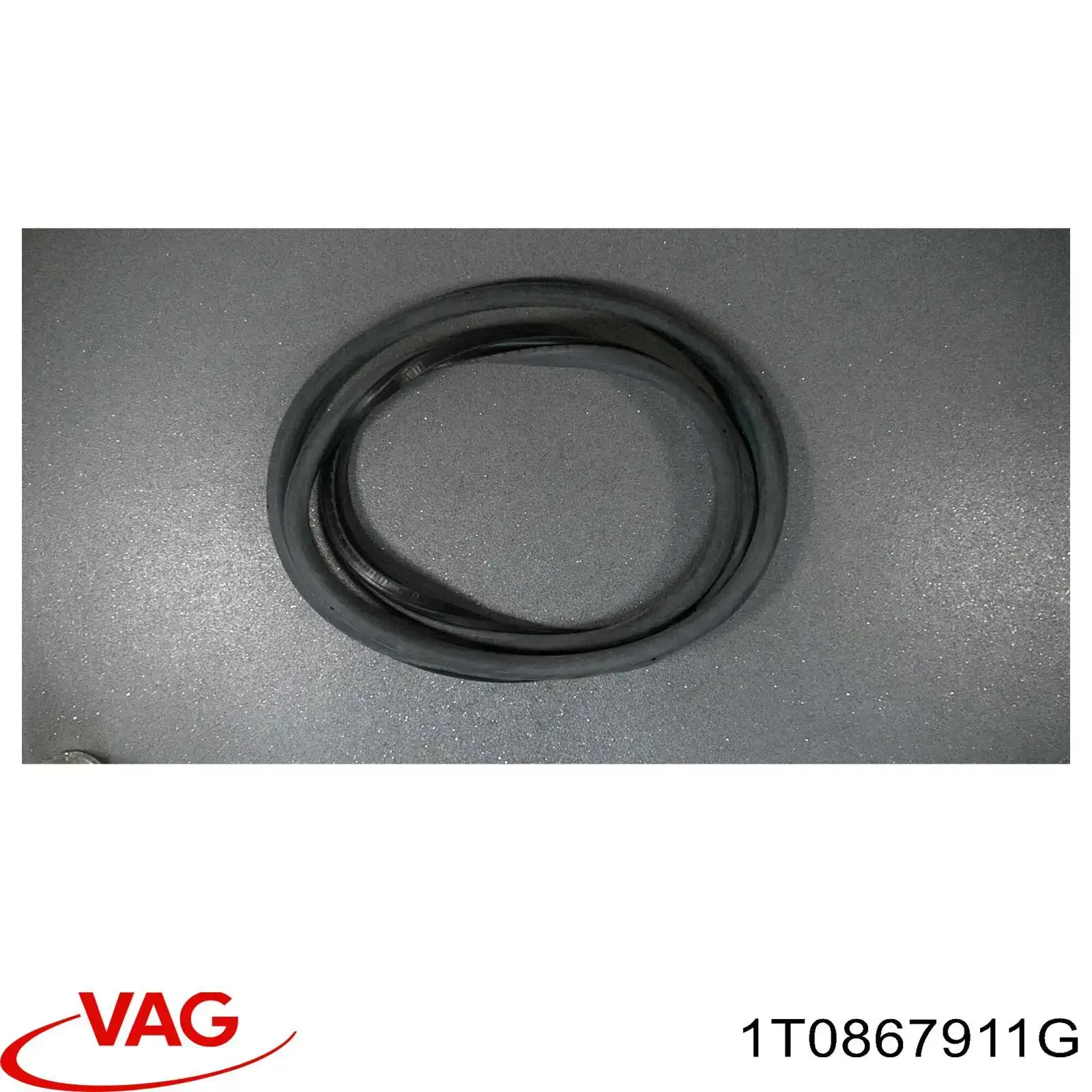 1T0867911G VAG Compactador da porta dianteira (na carroçaria)