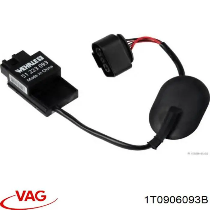 Compre 1T0906093B VAG Módulo de direção (Centralina eletrônica) da bomba de combustível