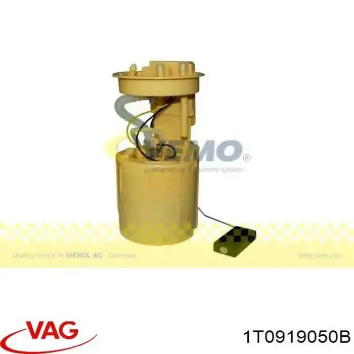 1T0919050B VAG Módulo de bomba de combustível com sensor do nível de combustível
