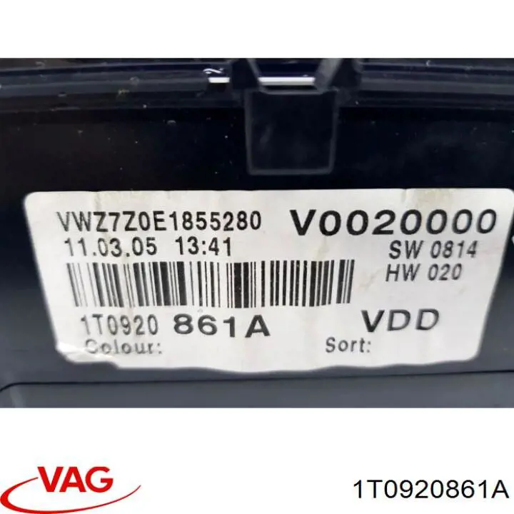 Painel de instrumentos (quadro de instrumentos) VAG 1T0920861A preço, a partir de 19,06 USD