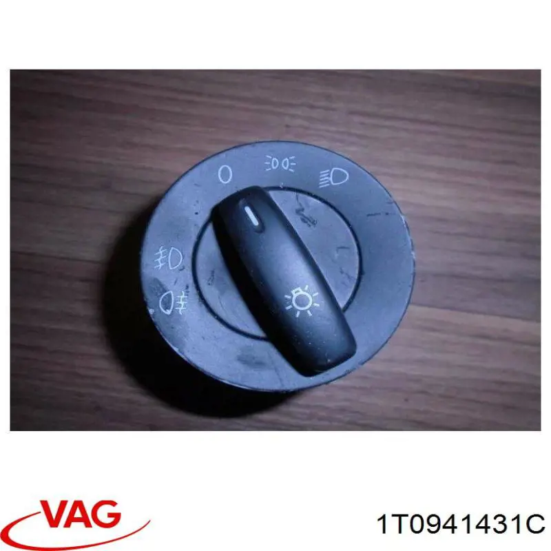 1T0941431C VAG Comutador das luzes no "painel de instrumentos"