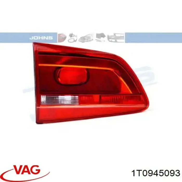 Lanterna traseira esquerda interna VAG 1T0945093 preço, a partir de 81,72 USD