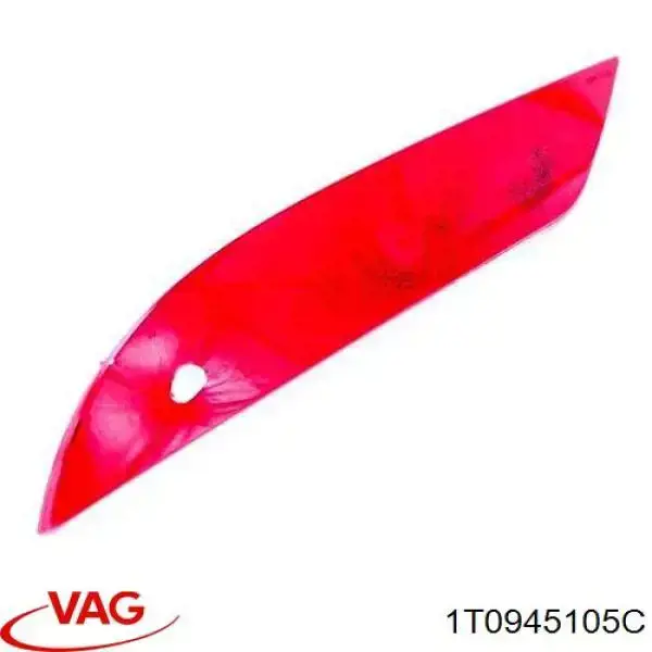 Retrorrefletor (refletor) do pára-choque traseiro esquerdo VAG 1T0945105C preço, a partir de 30,79 USD