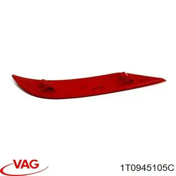 Compre 1T0945105C VAG Retrorrefletor (refletor) do pára-choque traseiro esquerdo