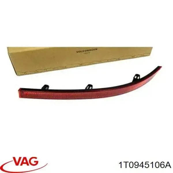 1T0945106A VAG Retrorrefletor (refletor) do pára-choque traseiro direito
