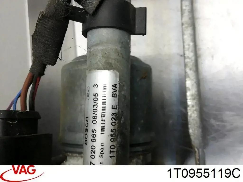 Compre 1T0955119C VAG Motor de limpador pára-brisas do pára-brisas