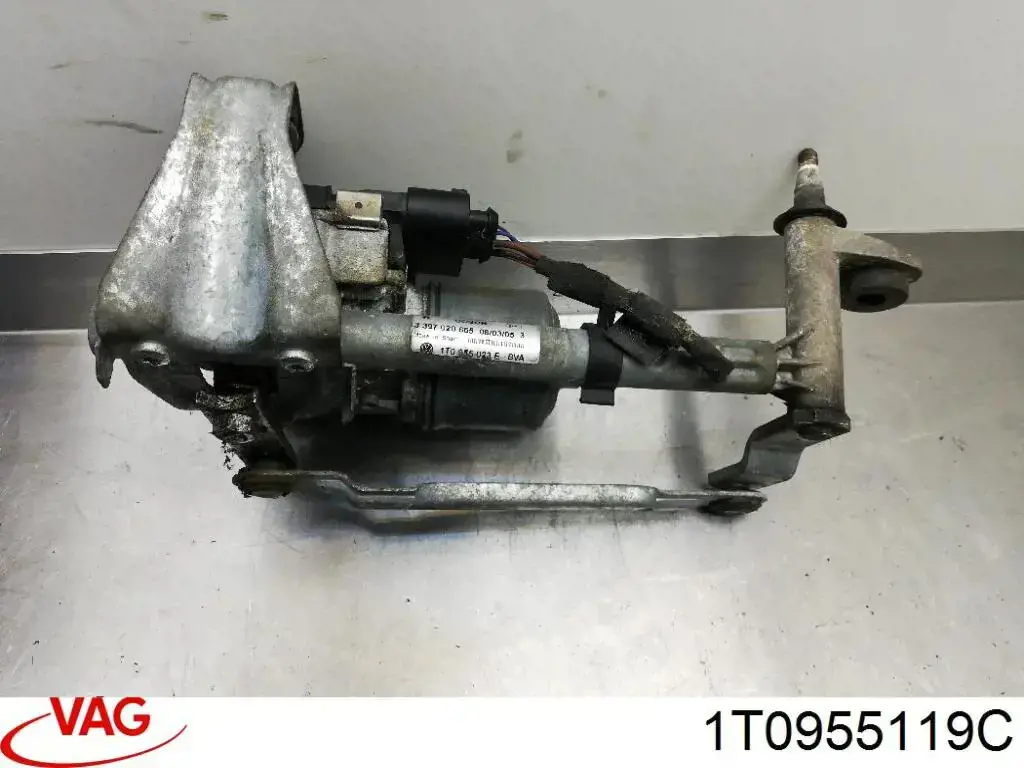 Motor de limpador pára-brisas do pára-brisas VAG 1T0955119C