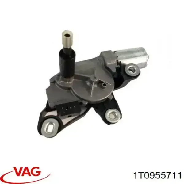 1T0955711 VAG Motor de limpador pára-brisas de vidro traseiro