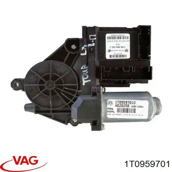 1T0959701 VAG Motor de acionamento de vidro da porta dianteira esquerda