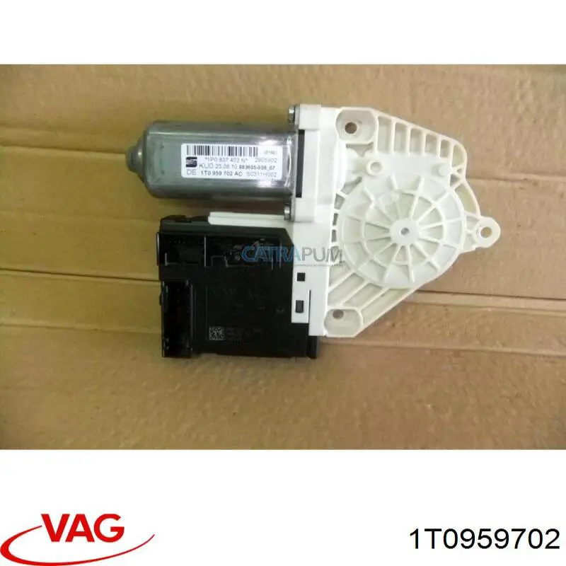 Compre 1T0959702 VAG Motor de acionamento de vidro da porta dianteira direita