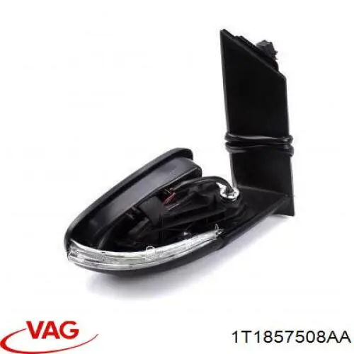 1T1857508AA VAG Espelho de retrovisão direito