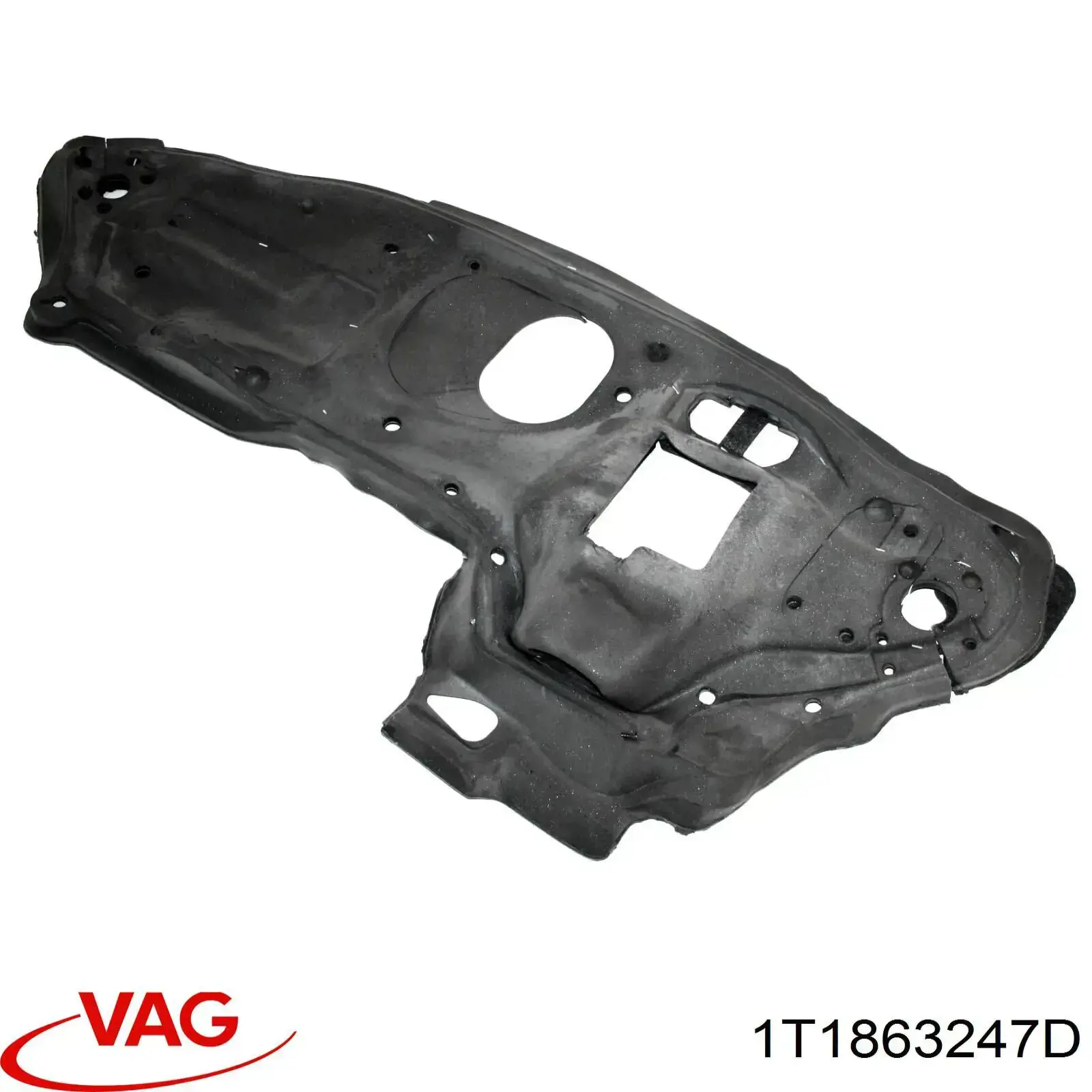1T1863247D VAG Isolamento contra o ruído do painel de motores