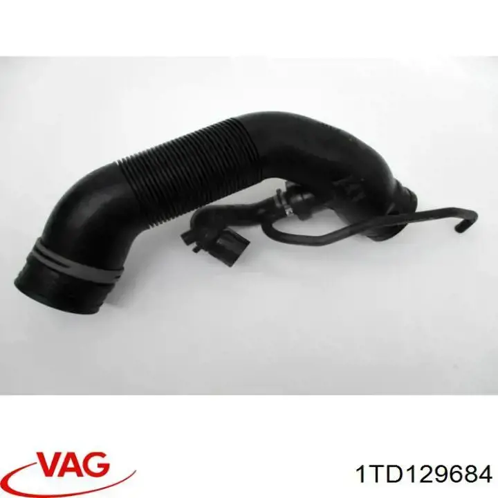 1TD129684 VAG Tomada de ar de filtro de ar
