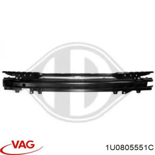 Reforçador do pára-choque dianteiro VAG 1U0805551C preço, a partir de 95,34 USD