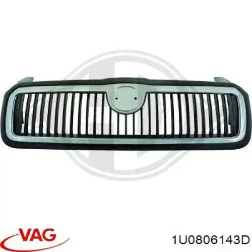 1U0806143D VAG Tabique da seção de motor