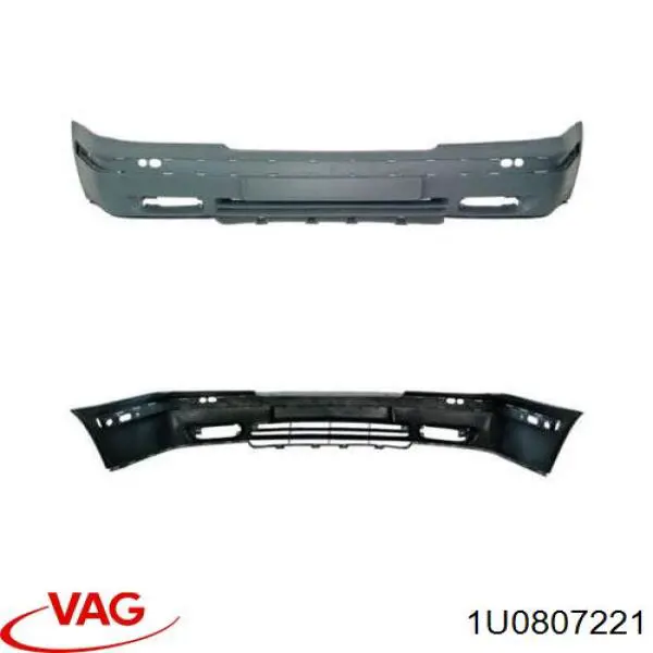 1U0807221 VAG Pára-choque dianteiro