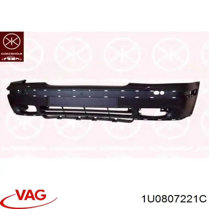 1U0807221C VAG Pára-choque dianteiro