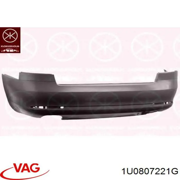 1U0807221G VAG Pára-choque dianteiro