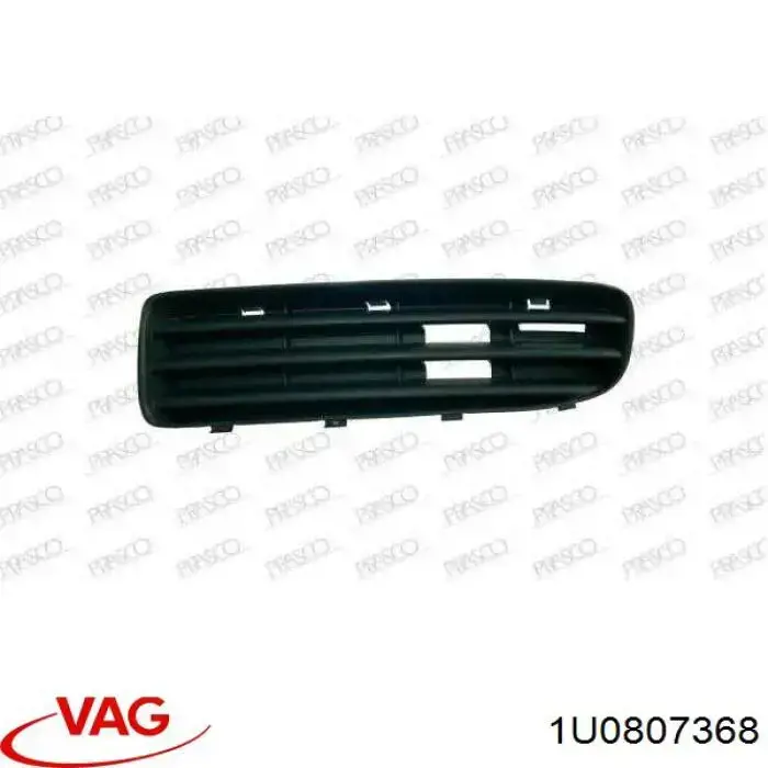 1U0807368 VAG Grelha direita do pára-choque dianteiro