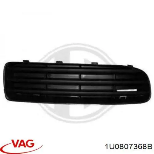 Grelha direita do pára-choque dianteiro VAG 1U0807368B preço, a partir de 7,34 USD