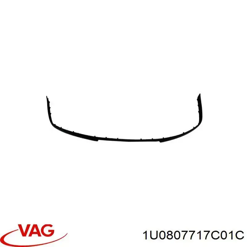Placa sobreposta do pára-choque dianteiro VAG 1U0807717C01C preço, a partir de 22,64 USD