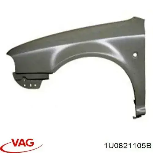 Pára-lama dianteiro esquerdo VAG 1U0821105B preço, a partir de 112,37 USD