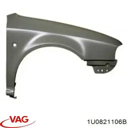 Pára-lama dianteiro direito VAG 1U0821106B preço, a partir de 113,07 USD
