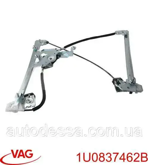 1U0837462B VAG Mecanismo de acionamento de vidro da porta dianteira direita