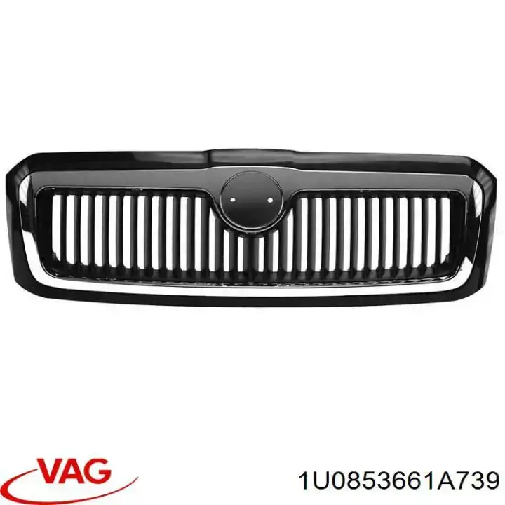 Placa sobreposta (carcaça) de grelha do radiador VAG 1U0853661A739 preço, a partir de 81,79 USD