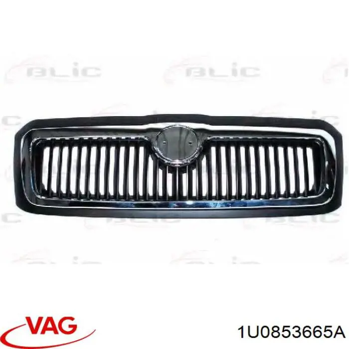 Compre 1U0853665A VAG Moldura de grelha do radiador