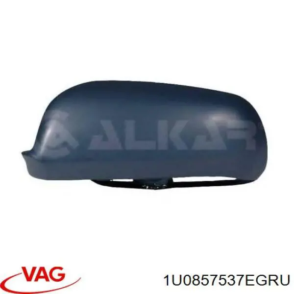 Compre 1U0857537EGRU VAG Placa sobreposta (tampa) do espelho de retrovisão esquerdo