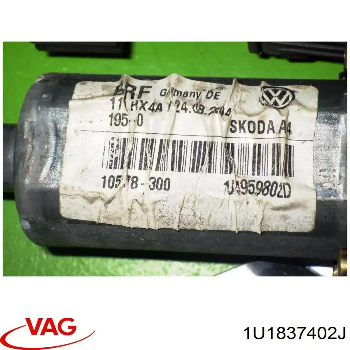 1U1837402J VAG Mecanismo de acionamento de vidro da porta dianteira direita