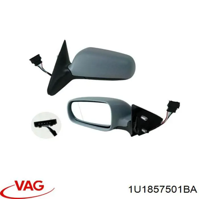 Compre 1U1857501BA VAG Espelho de retrovisão esquerdo