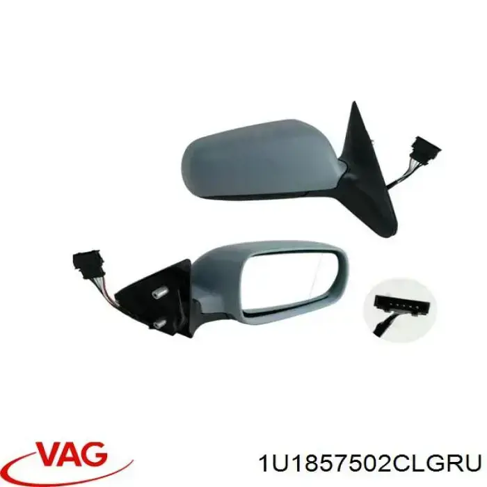 Espelho de retrovisão direito VAG 1U1857502CLGRU preço, a partir de 62,29 USD