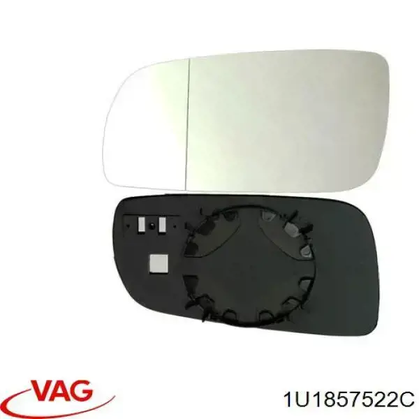 Elemento espelhado do espelho de retrovisão direito VAG 1U1857522C preço, a partir de 13,68 USD