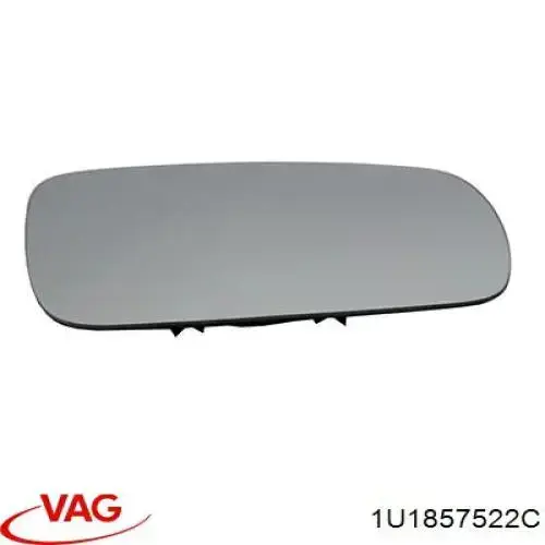 Compre 1U1857522C VAG Elemento espelhado do espelho de retrovisão direito