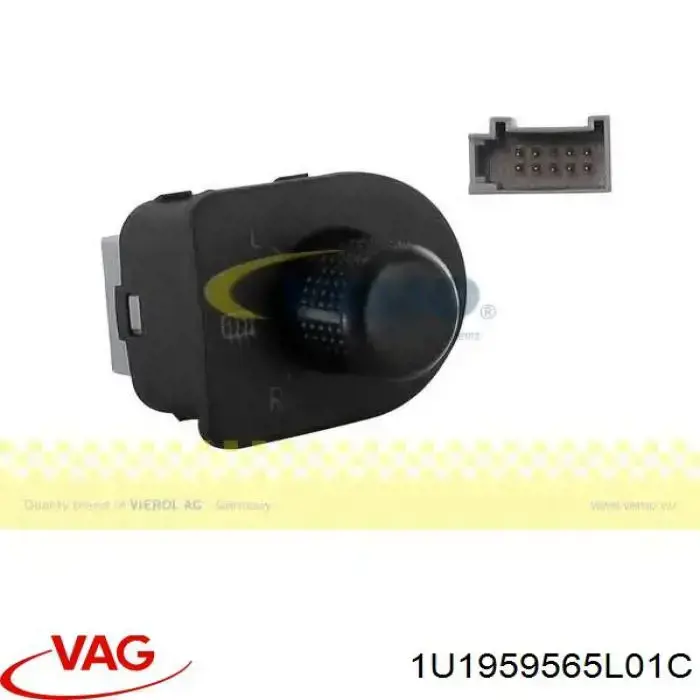 Unidade de controlo dos espelhos de retrovisão, na porta VAG 1U1959565L01C preço, a partir de 16,72 USD