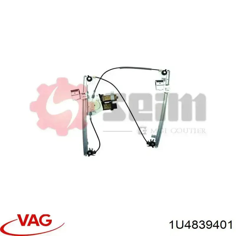 Mecanismo de acionamento de vidro da porta traseira esquerda VAG 1U4839401 preço, a partir de 64,70 USD