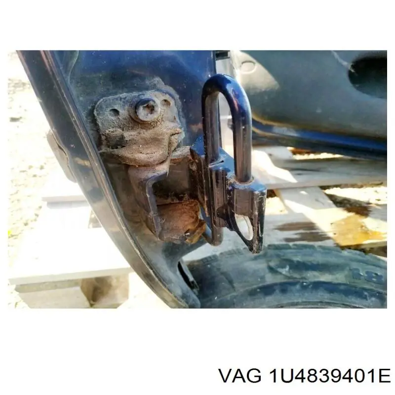 1U4839401E VAG Mecanismo de acionamento de vidro da porta traseira esquerda