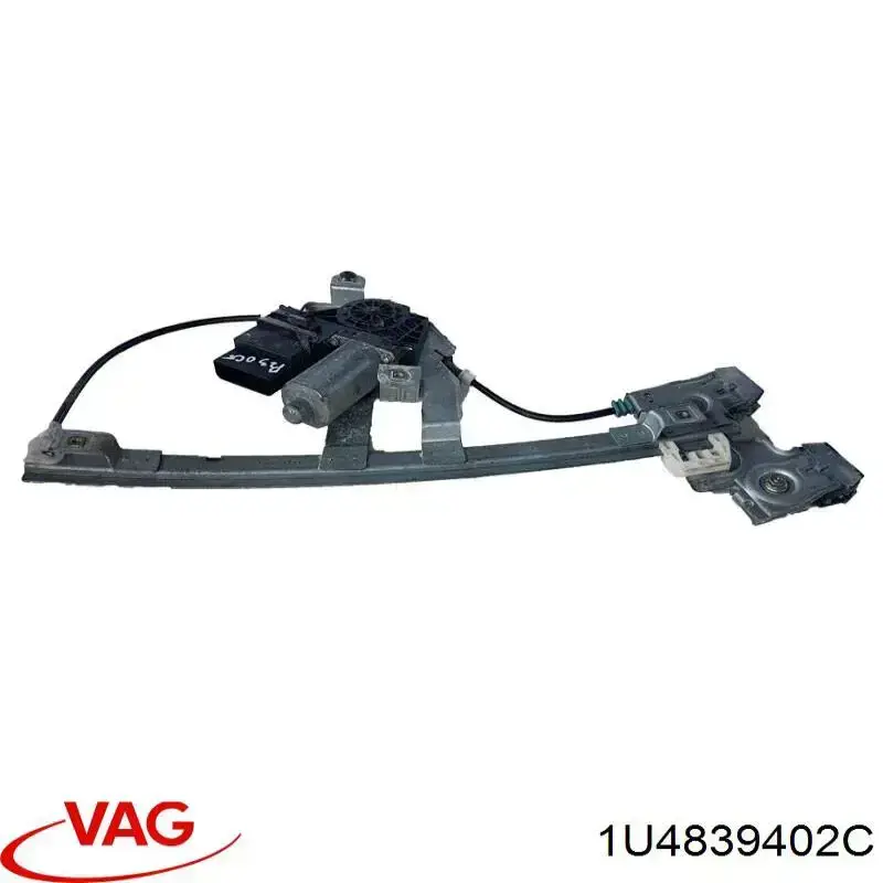 1U4839402C VAG Mecanismo de acionamento de vidro da porta traseira direita